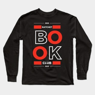 Ratchet Book Club Red & White Long Sleeve T-Shirt